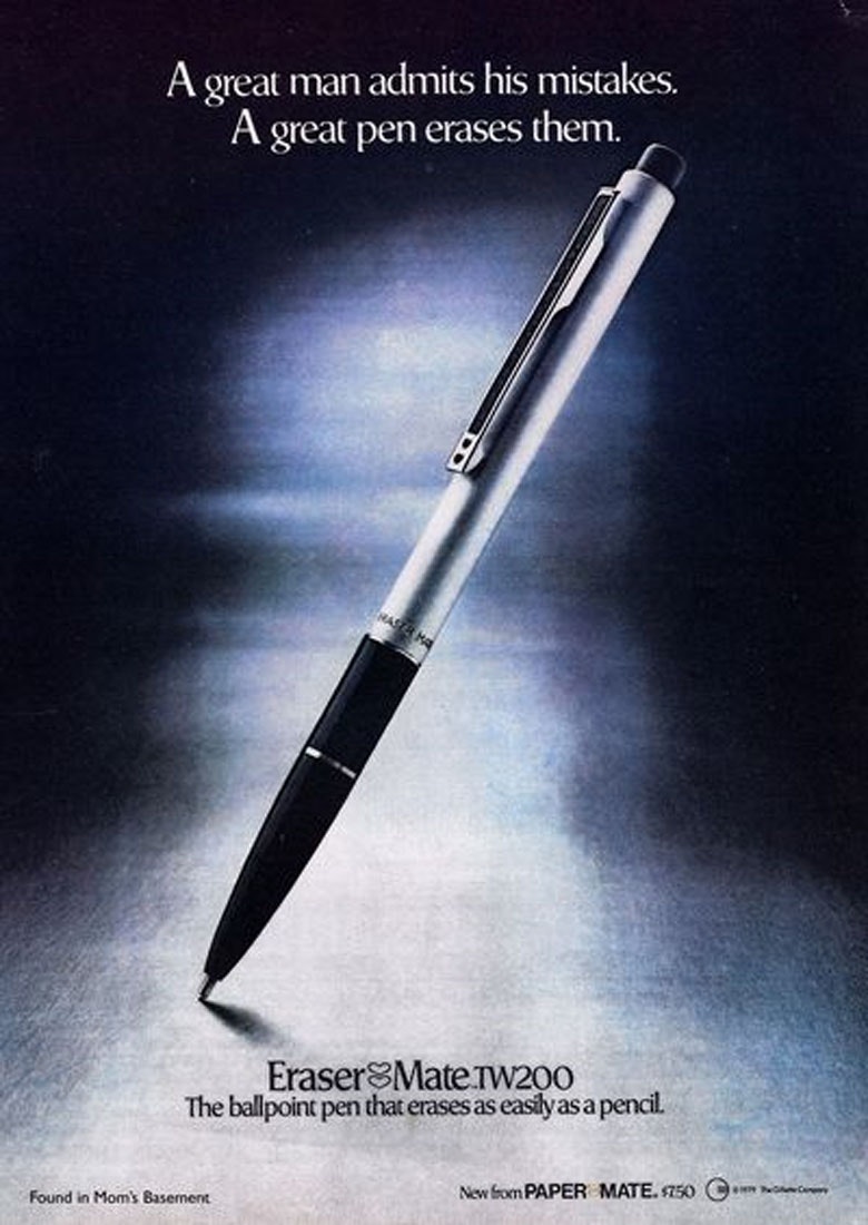 papermate-erasable-pens-launch-1979 papermate-erasable-pens-launch-1979